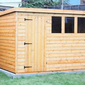 Apply Seasonite to a new garden shed