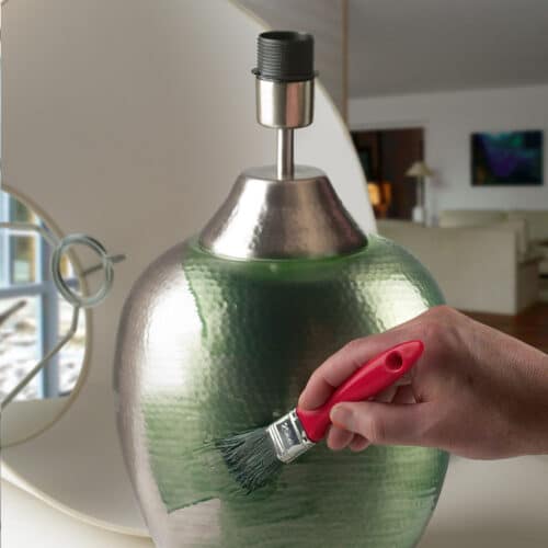 Lamp being painted with ESP