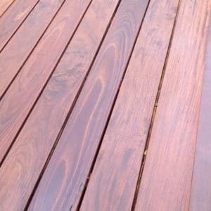 D1 Pro used on a garden deck by R&A Pressure Washing Ltd