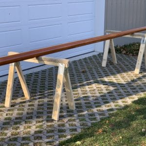 1968 Sitka spruce boom finished with Deks Olje D1 and Deks Olje D2