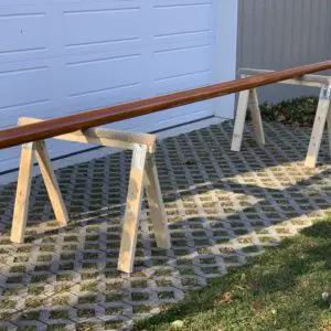1968 Sitka spruce boom finished with Deks Olje D1 and Deks Olje D2
