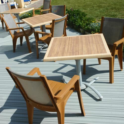 SCS used on a terrace