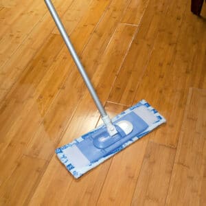 Soapclean used on hardwood flooring