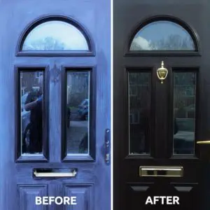 revive a composite front door with Polytrol