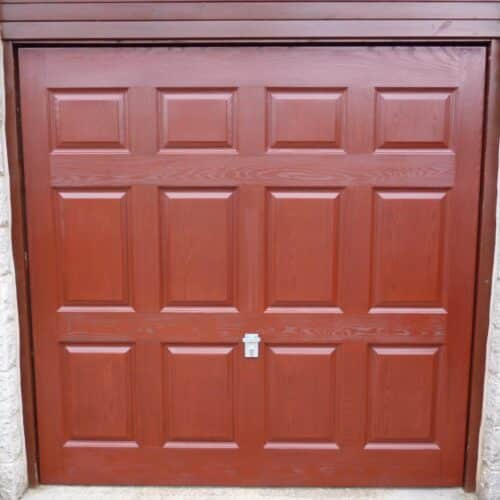 Polytrol used on a Garage Door
