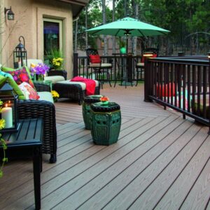 Compo-Care used on a garden deck