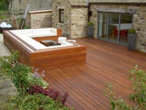 Why not build in some seating to your deck?