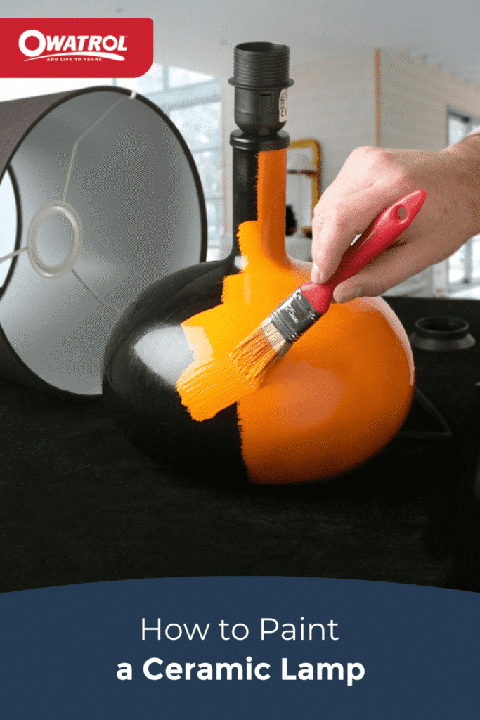 How to paint a ceramic lamp with ESP Owatrol Direct