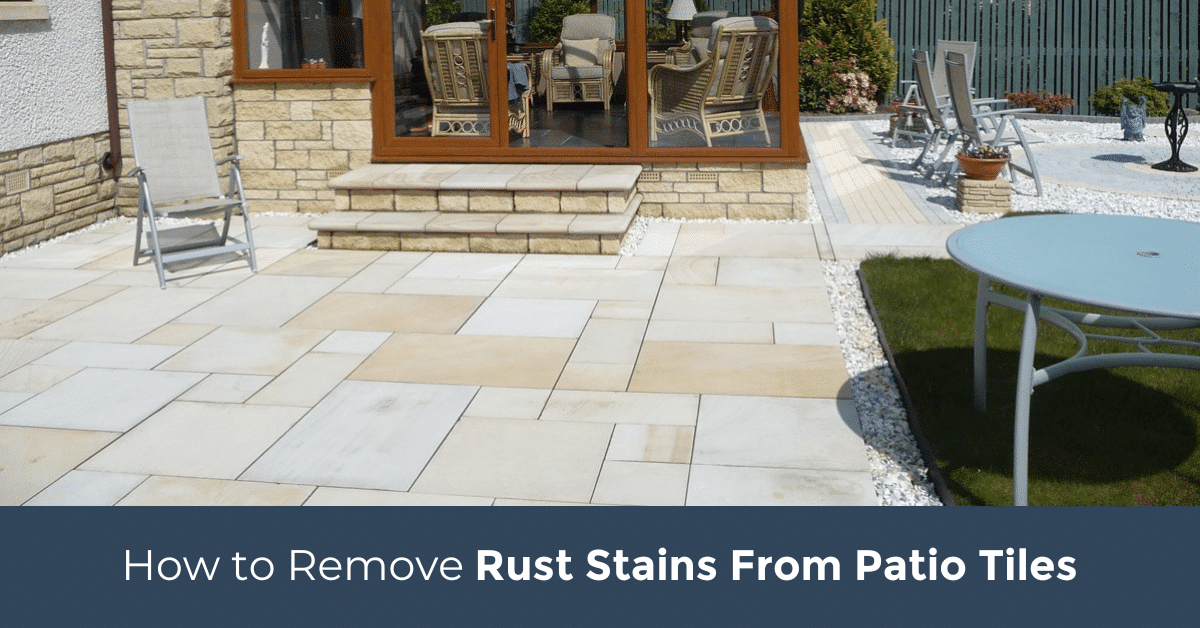 How to clean rust stains from your patio Owatrol Direct