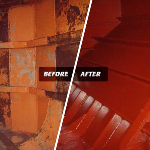 before & after using Owatrol CIP