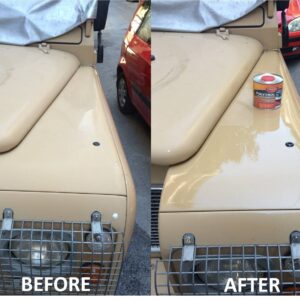 Car paintwork revived with Polytrol