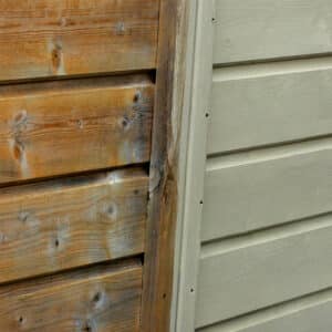 Shed & Fence Paint applied to fence