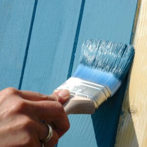 SCS being applied to cladding with a brush