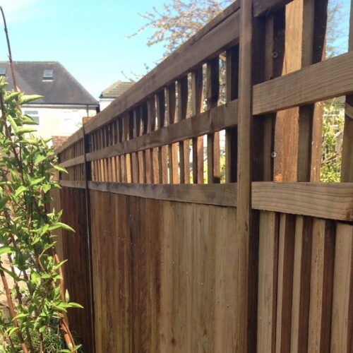 protect a redwood spruce fence