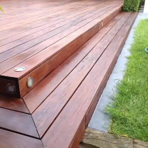 Ipe Decking protected with D1 Pro