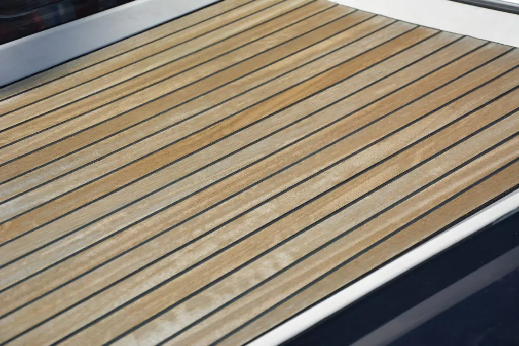 Deck after being cleaned with Deck Cleaner
