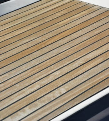 Deck after being cleaned with Deck Cleaner