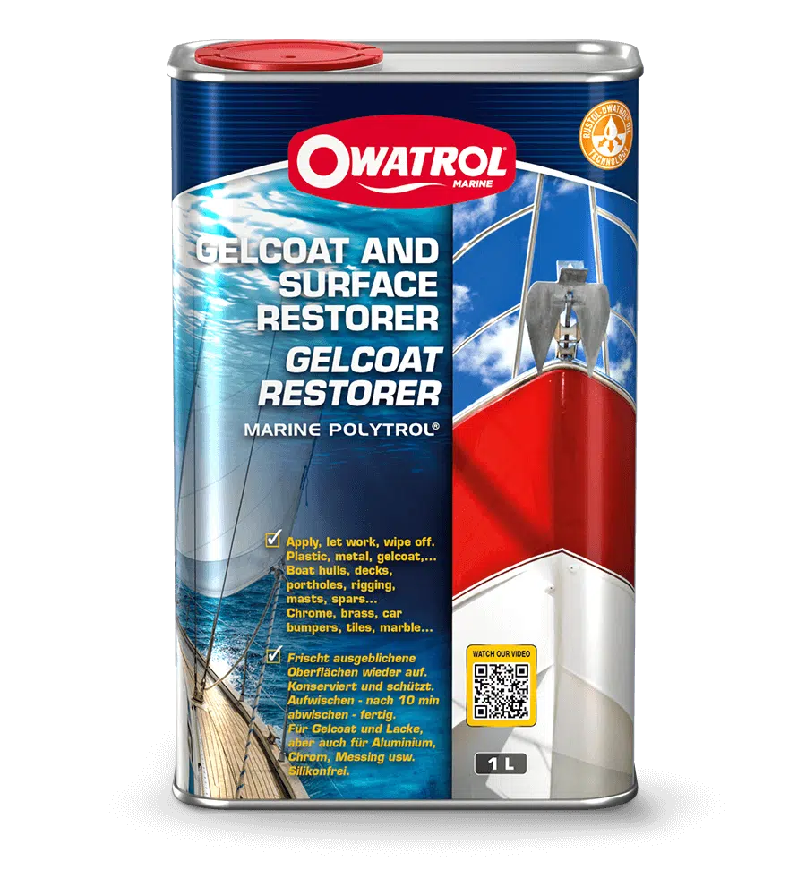 Gelcoat restorer marine polytrol 1L packaging
