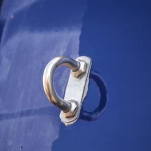 Marine Gelcoat Restorer before and after on gelcoat