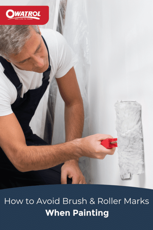 How to avoid brush & roller marks when painting Owatrol Direct
