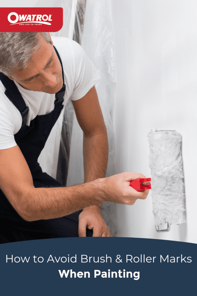 How to avoid brush & roller marks when painting Owatrol Direct
