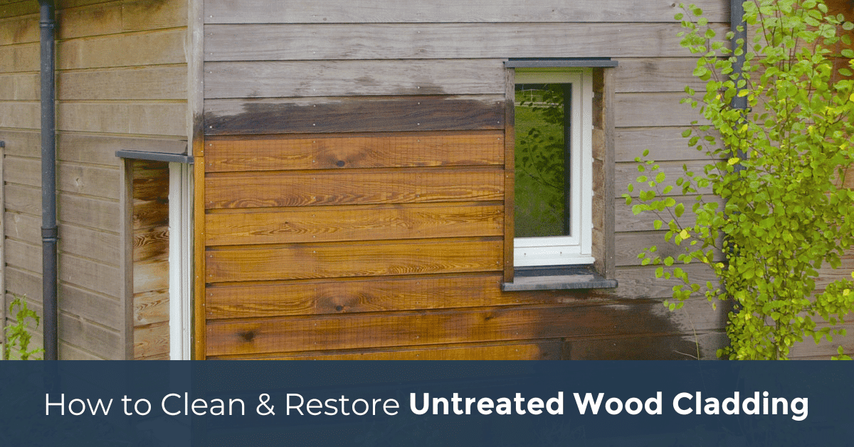 How to clean & restore untreated wood cladding Owatrol Direct