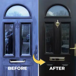 polytrol used on black door