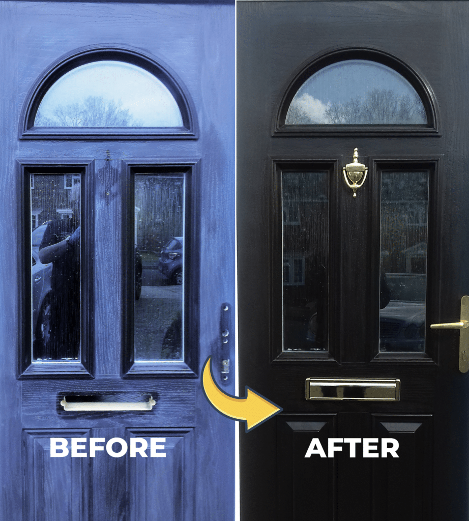 polytrol used on black door