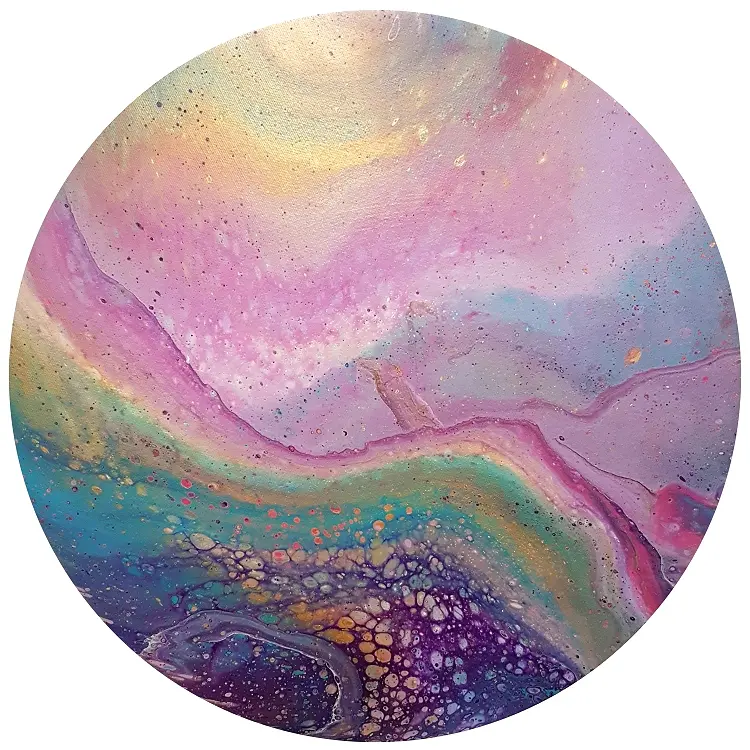 Creating Cells with Floetrol - Creating Fluid Acrylic Paintings