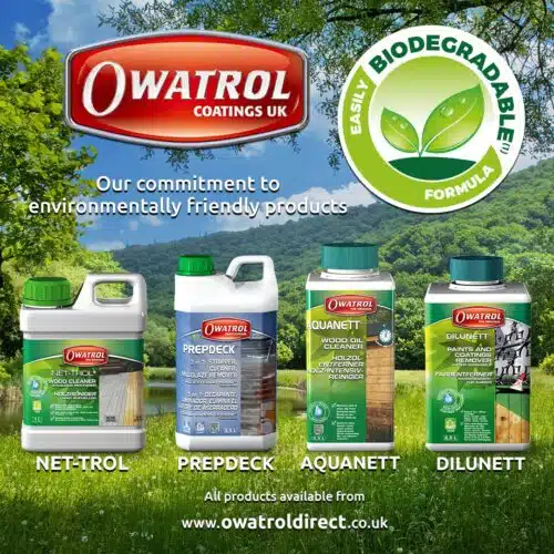 Owatrol's eco friendly woodcare products
