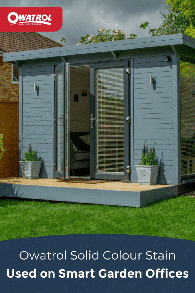 Owatrol SCS used on smart garden offices - Pinterest