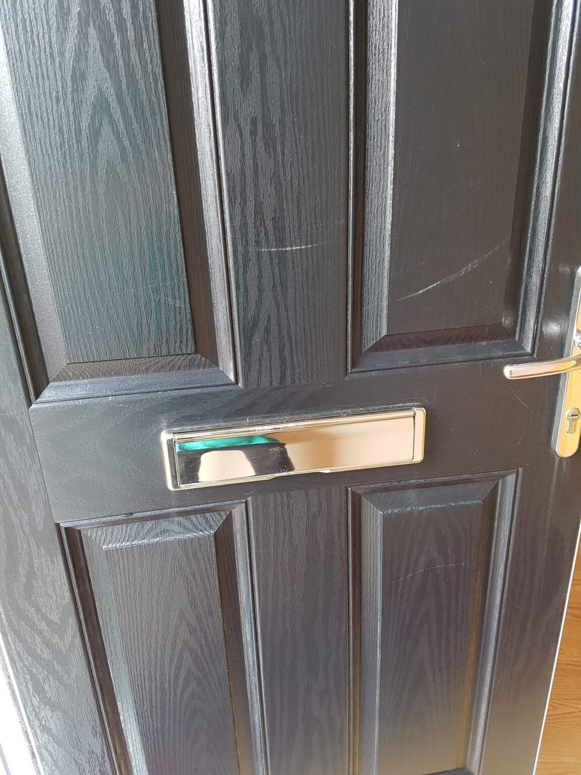 Polytrol used to revive black composite door Owatrol Direct