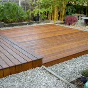 Deks Olje D1 applied to garden deck