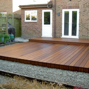 Deks Olje D1 applied to a garden deck