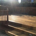 Deck after being cleaned with Net-Trol