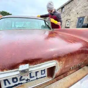 After application of Owatrol Oil used on 1957 Chrysler Saratoga V8 by Toby Lee