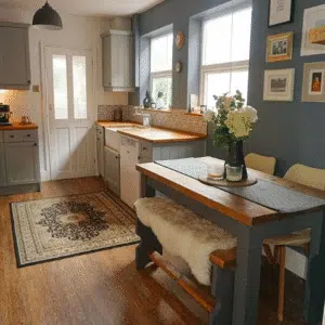 Kitchen after E.S.P Image credit to End of the Row