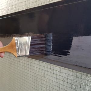 Owatrol Deco applied to metal door