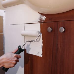 Owatrol Deco applied to wooden cabinet