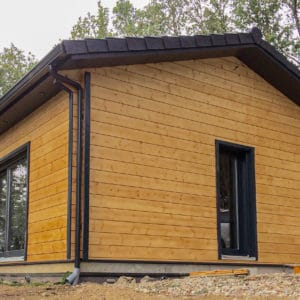 Textrol HES applied to wooden cladding