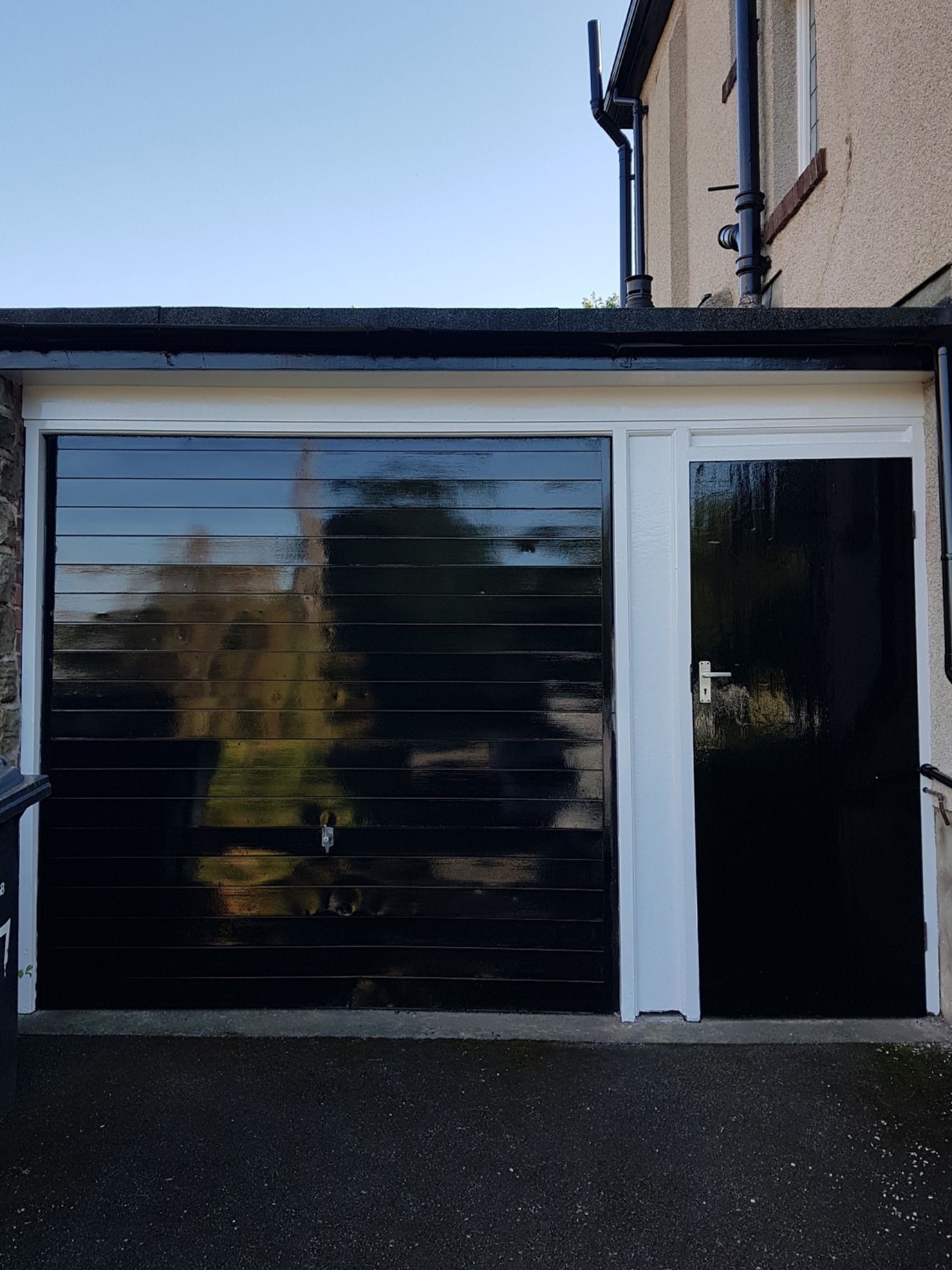 Garage door after Owatrol Oil