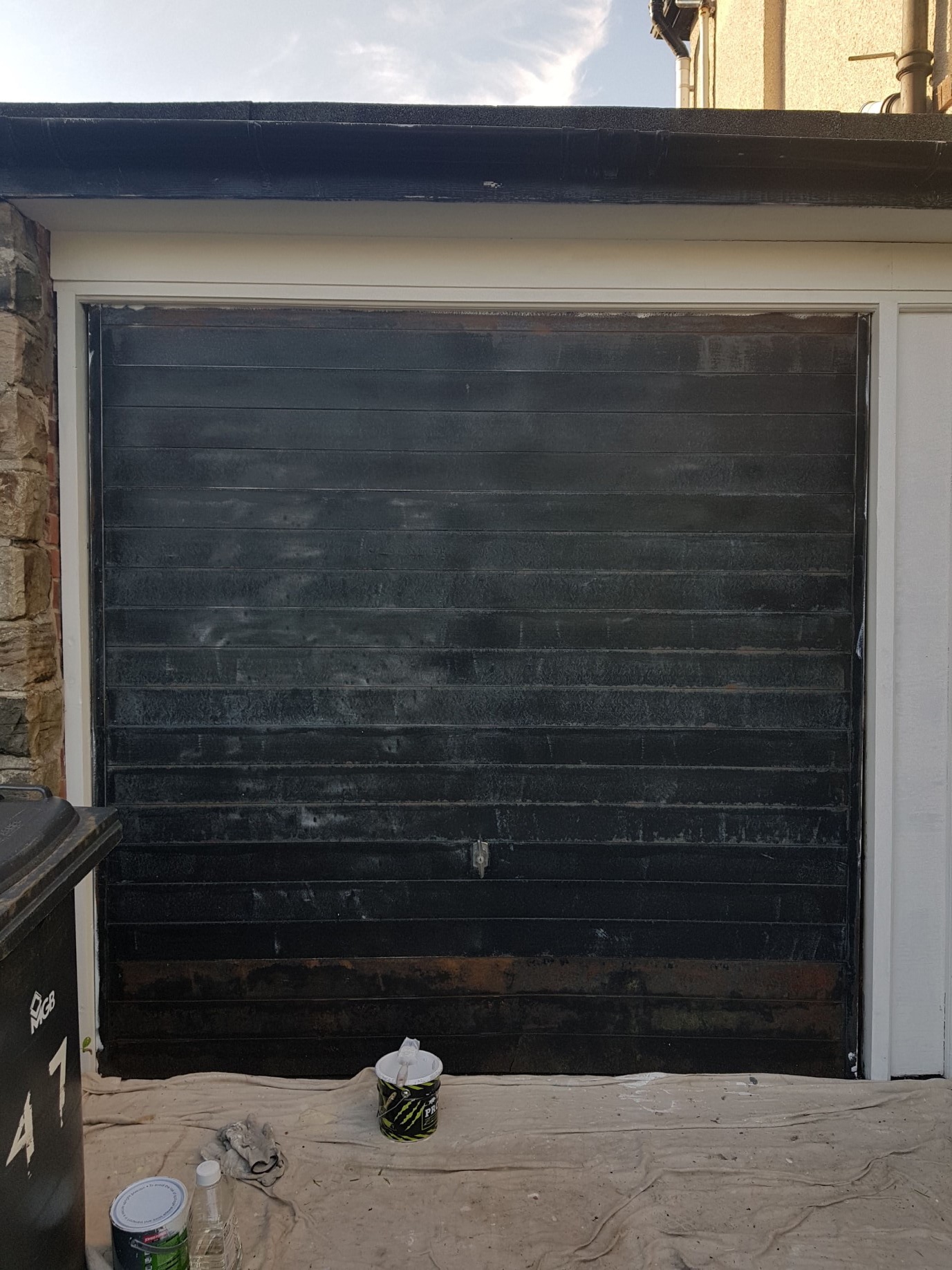 Garage door before