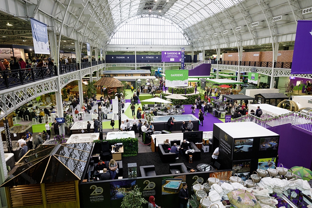 Exhibiting inside The Ideal Home Show Exhibiting inside The Ideal Home Show