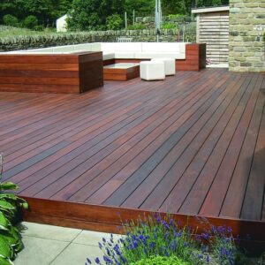 hardwood deck finished with D1 Pro