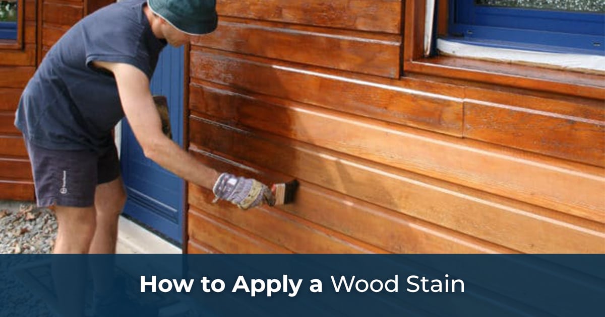 How To Apply A Wood Stain How To Guide Owatrol Direct