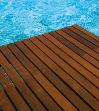 Antislip applied to pool decking