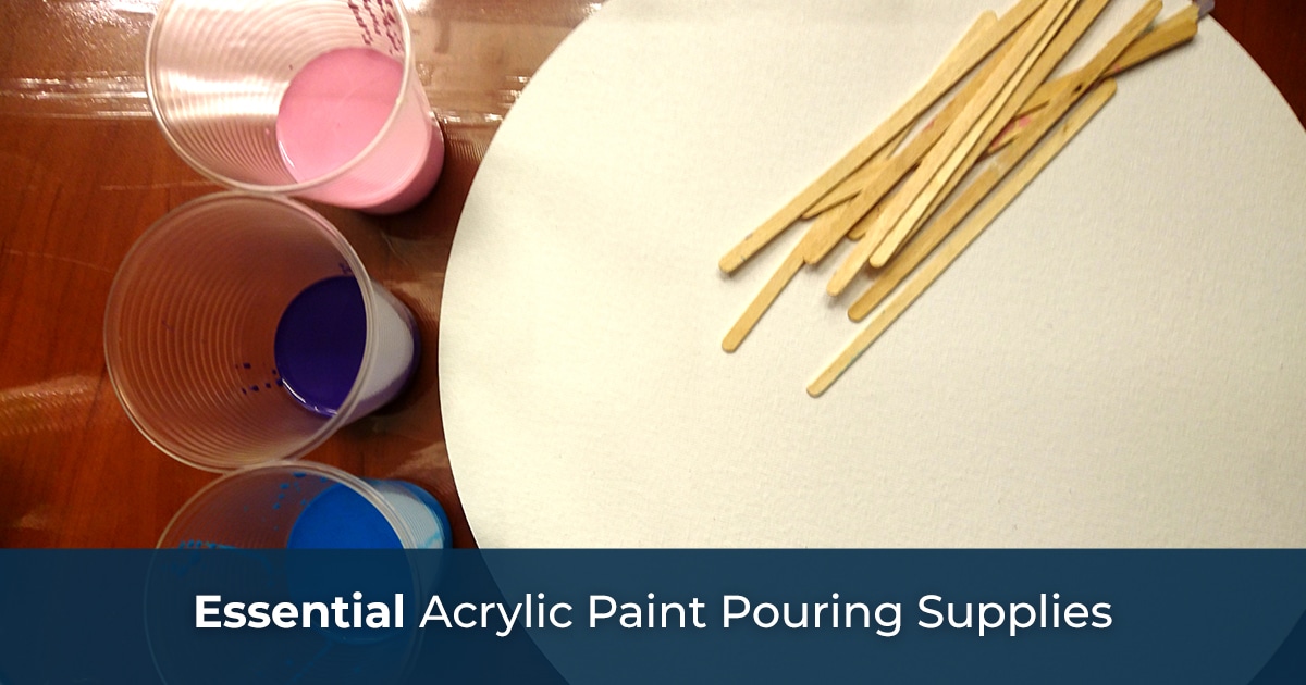Essential acrylic paint pouring supplies - Owatrol Direct
