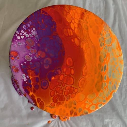 Flip cup paint pour by Miranda