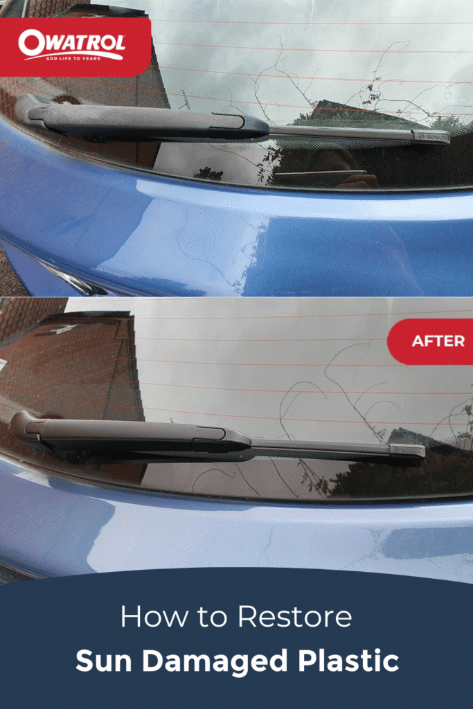 How to restore sun damaged plastic Owatrol Direct
