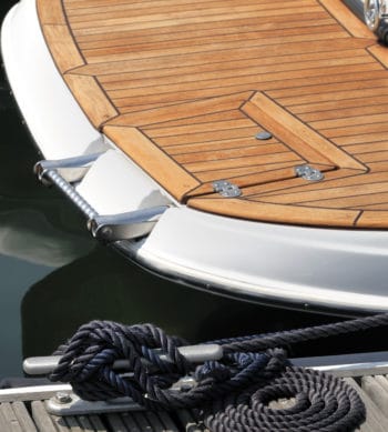 Teak Protect on boat deck